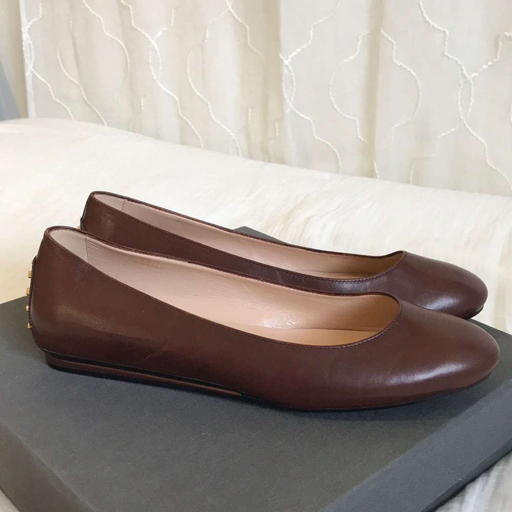 Tod’s Leather Brown Women’s Ballet Flat